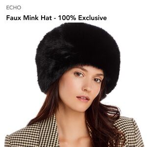 NWT! Echo Faux Mink Winter Hat